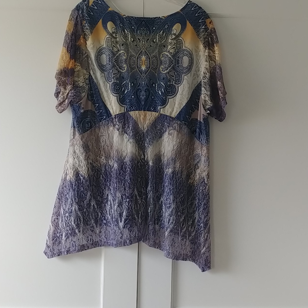 Style & Co Hi Lo Top Size 1X - Picture 3 of 7